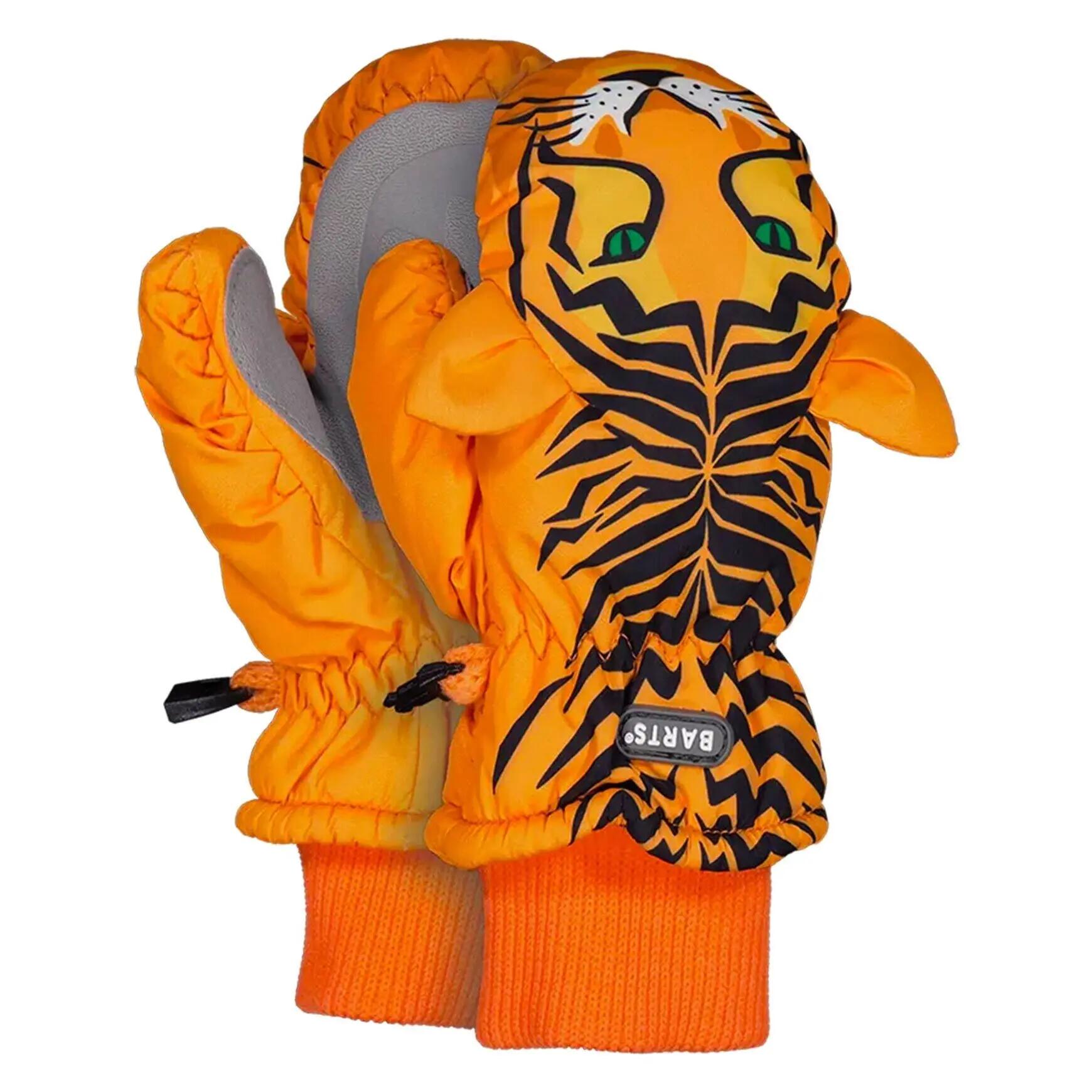 Mănuși Copii BARTS Nylon Mitts 3D, Portocaliu, Copii