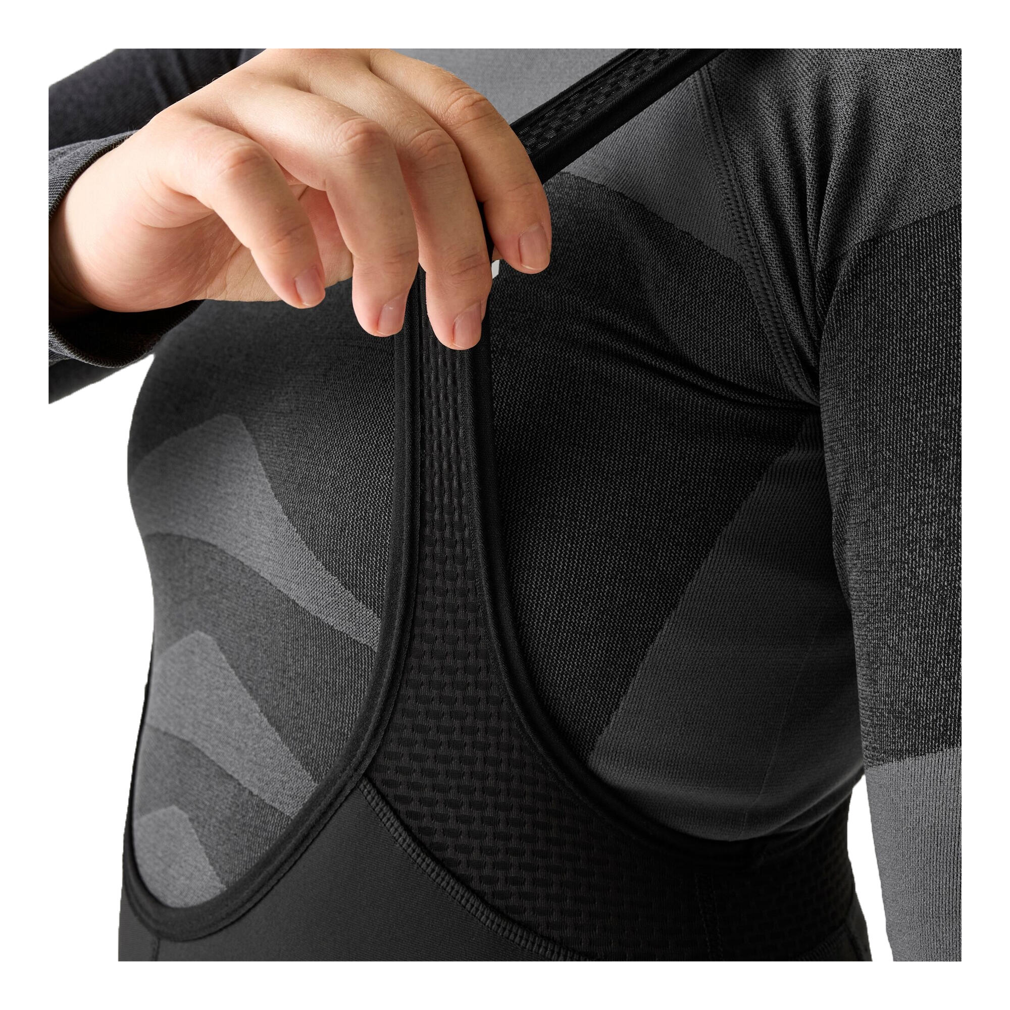 "Vigor" LatzShorts für , Radfahren Damen Schwarz 3/5