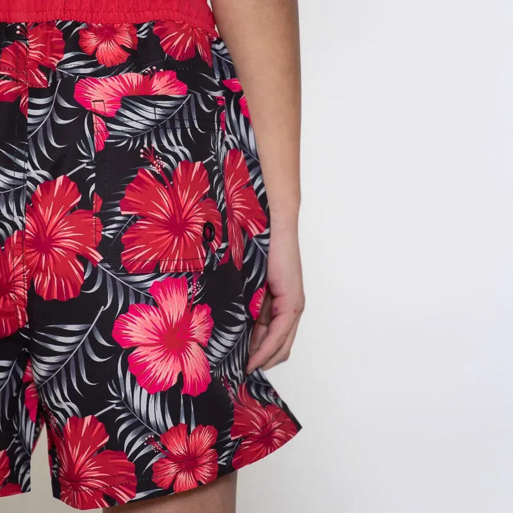 Short da Bagno Bambino Maflower Stade Toulousain Rosso e Nero 4/6