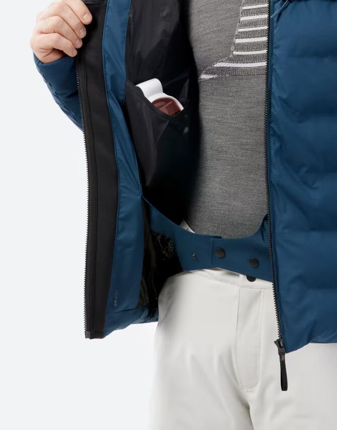 Casaco acolchoado de ski homem 900 WARM Azul Petróleo M- SEGUNDA VIDA: Muito Bom 4/4