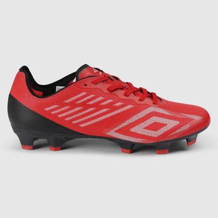 Chaussures De Foot Pour Terrain Ferme VELOCITA DECIMA PRO Homme (Rouge / Argenté