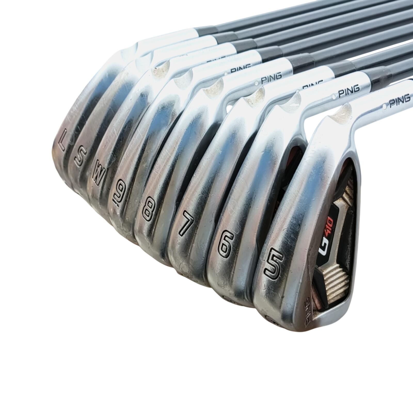 PING G410 IJzerset / 5-PW+SW+LW / Flex Regular / Grafiet 3/7