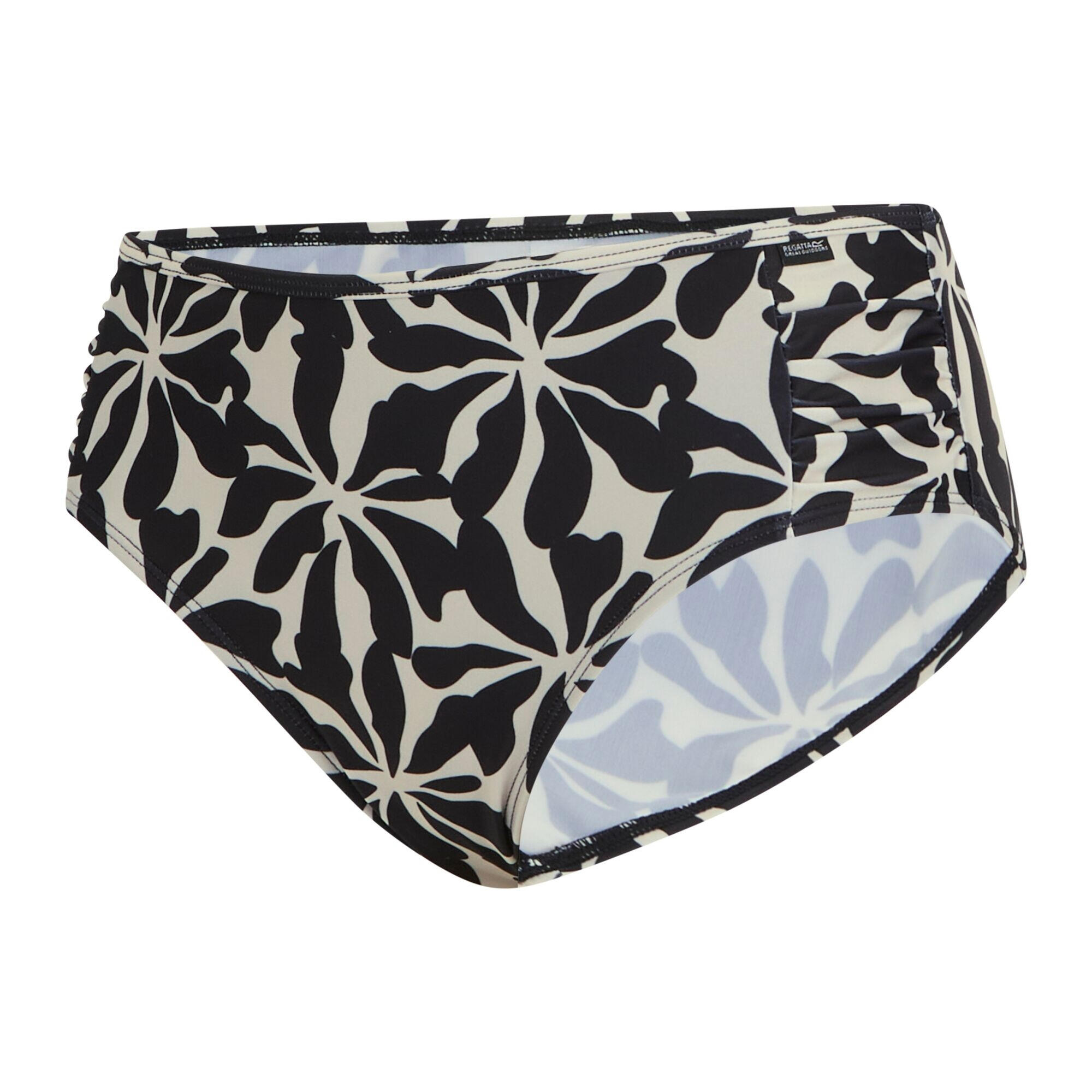 Bas De Maillot De Bain Motif/style Floral Abstrait ACEANA Femme (Beige) 3/5