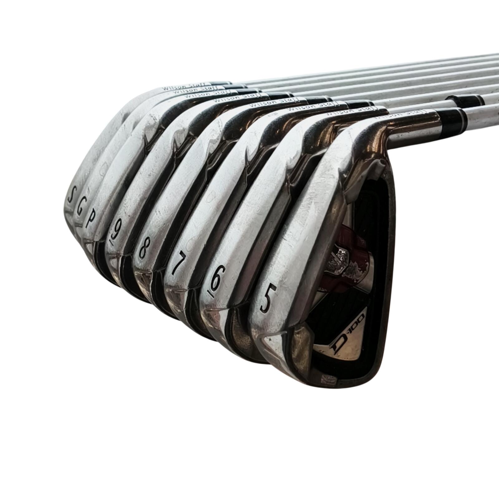 Wilson Staff D100 IJzerset / 5-PW+GW+SW / Flex Regular / Grafiet 3/7