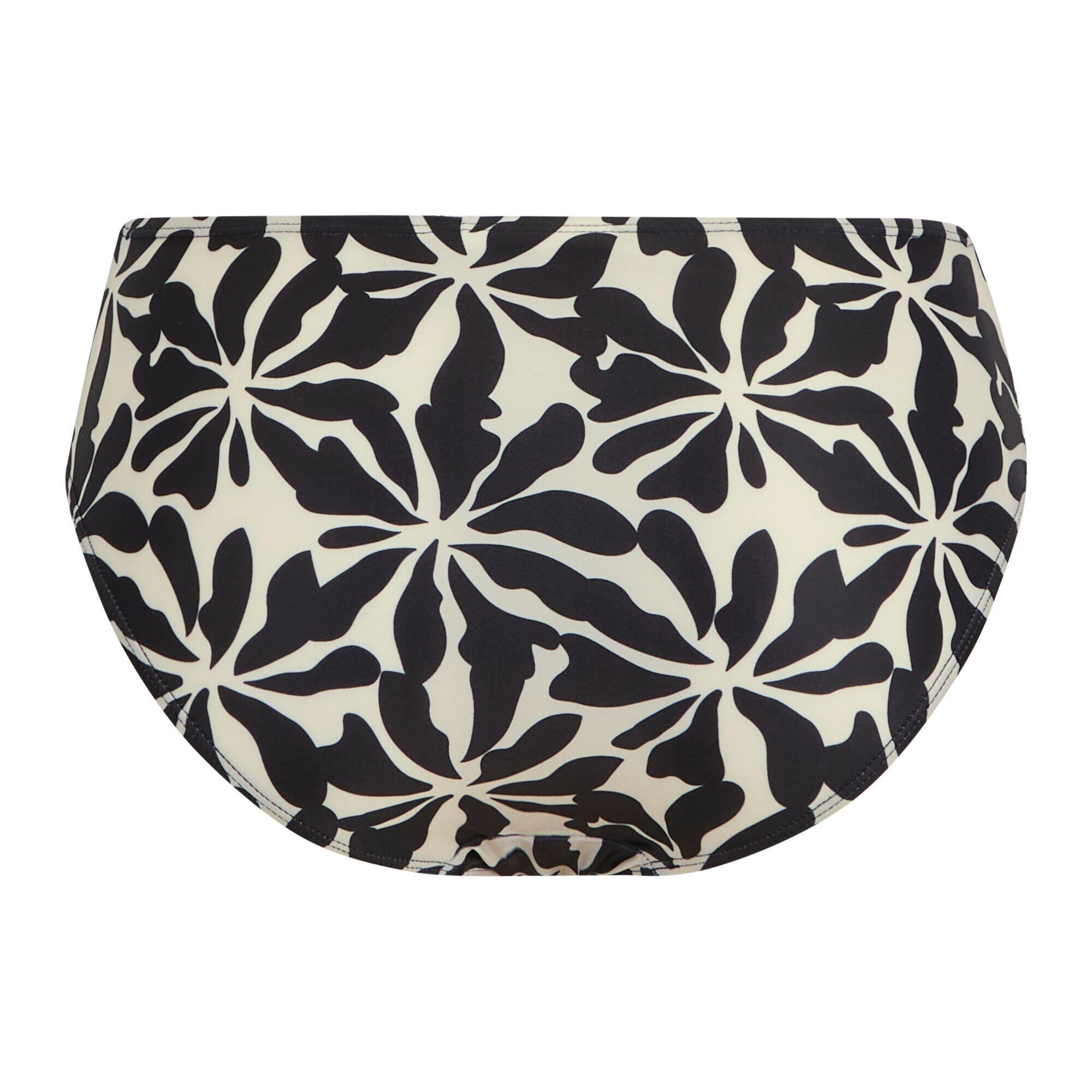 Bas De Maillot De Bain Motif/style Floral Abstrait ACEANA Femme (Beige) 2/5