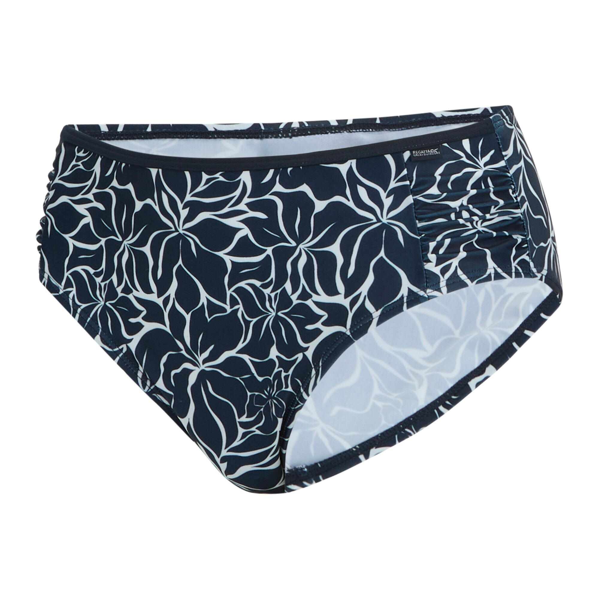 Bas De Maillot De Bain Motif/style Floral ACEANA Femme (Bleu Marine) 3/5