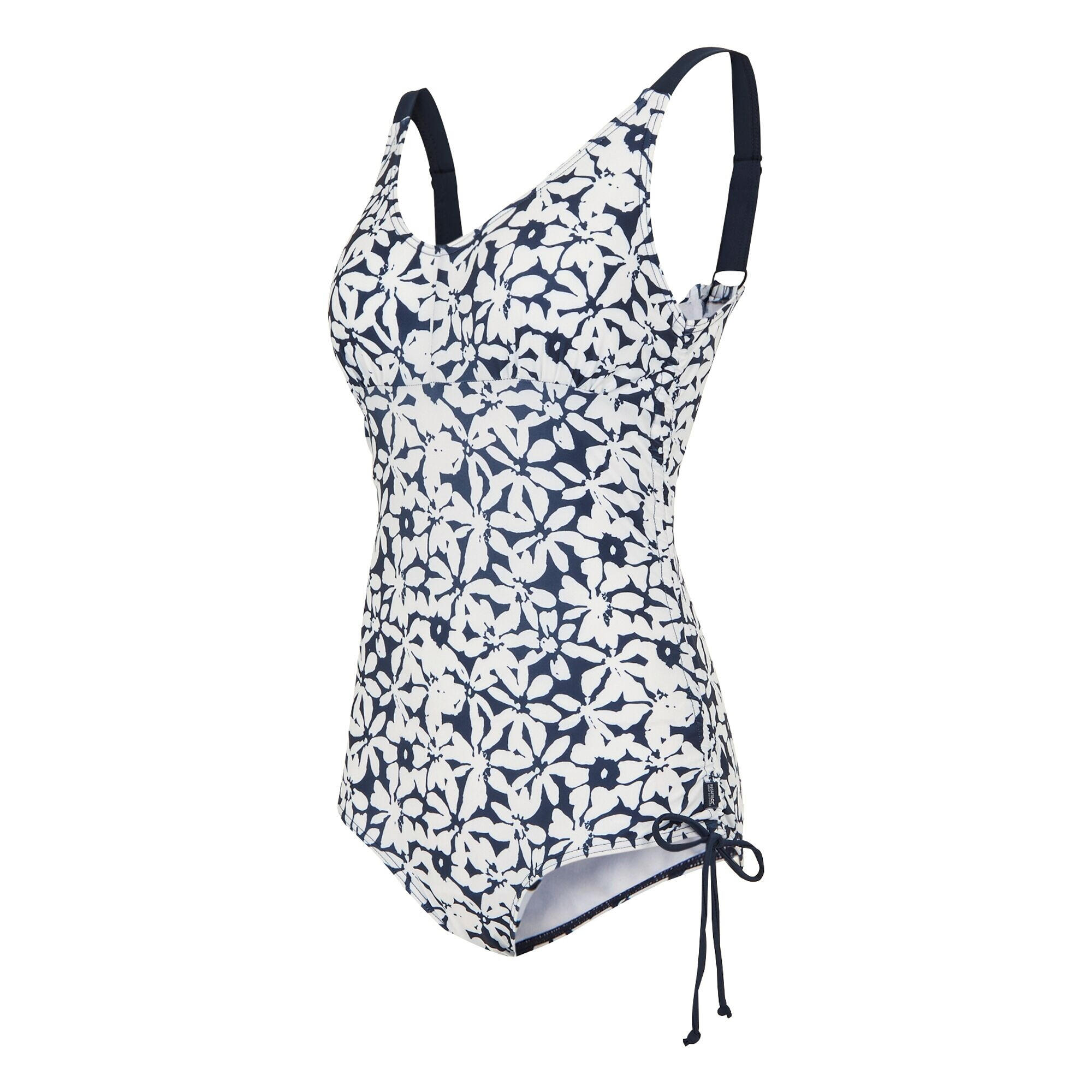 "Alinae" Badeanzug für Damen Marine/Weiß 3/5