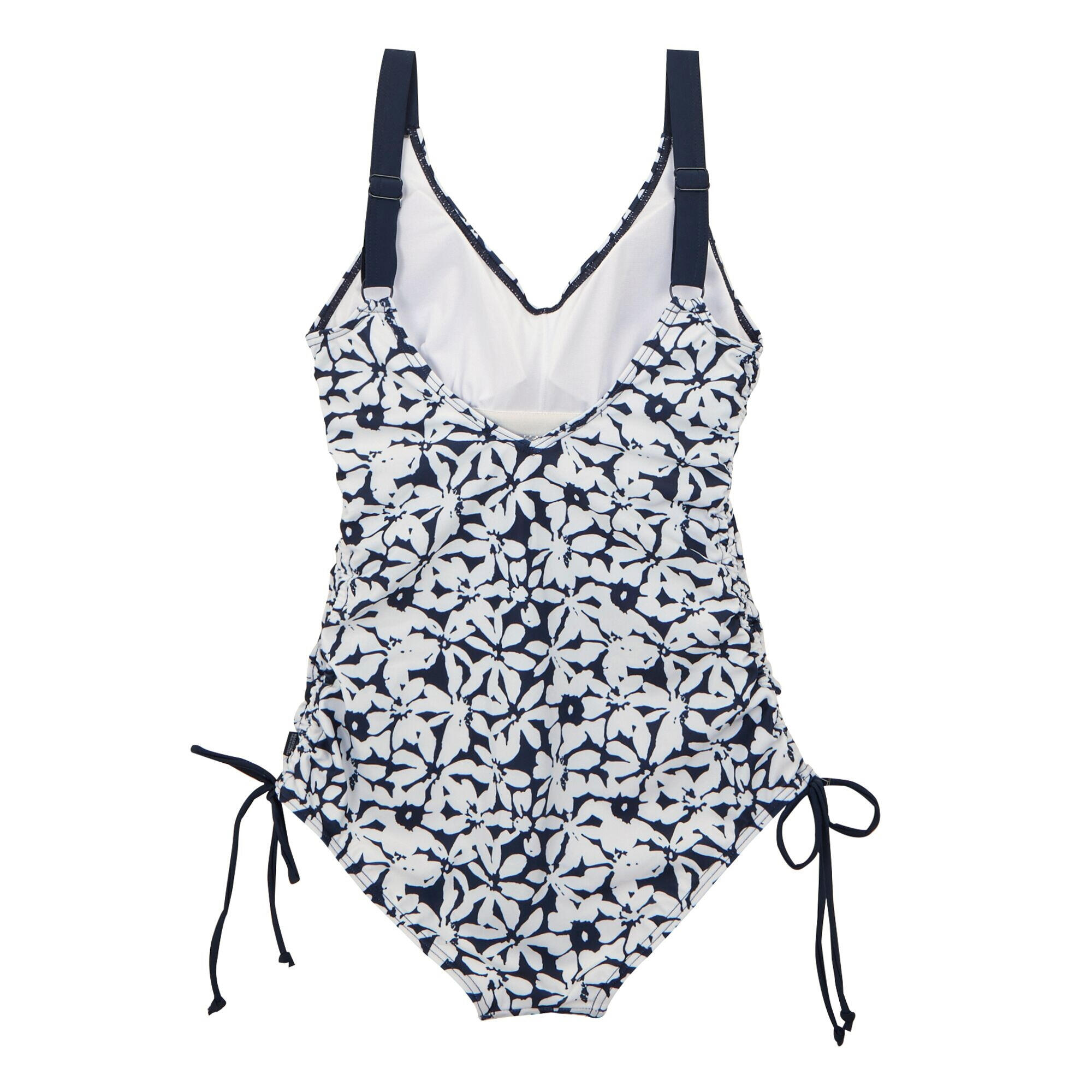 "Alinae" Badeanzug für Damen Marine/Weiß 2/5