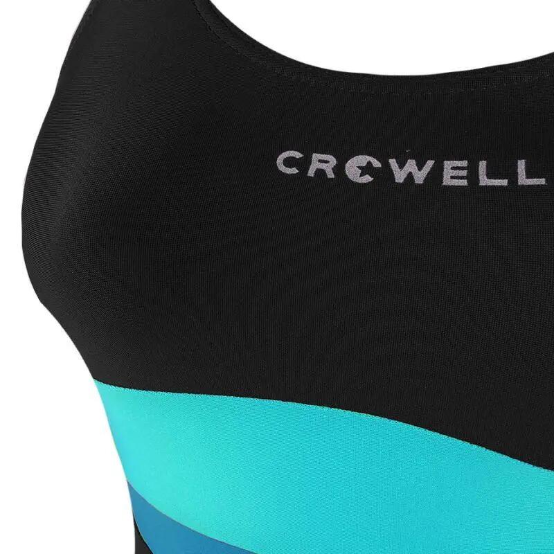 Costume Da Bagno Intero Donna Crowell Katie Nero Blu 3/3