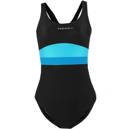 Maillot De Bain 1 Pièce KATIE Femme (Noir / Bleu)