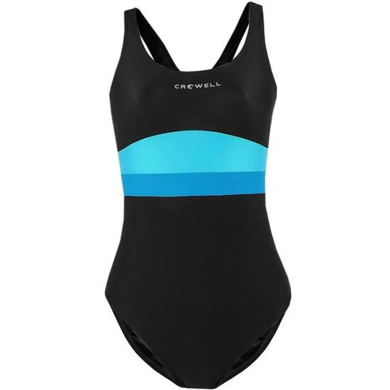 Maillot De Bain 1 Pièce KATIE Femme (Noir / Bleu)