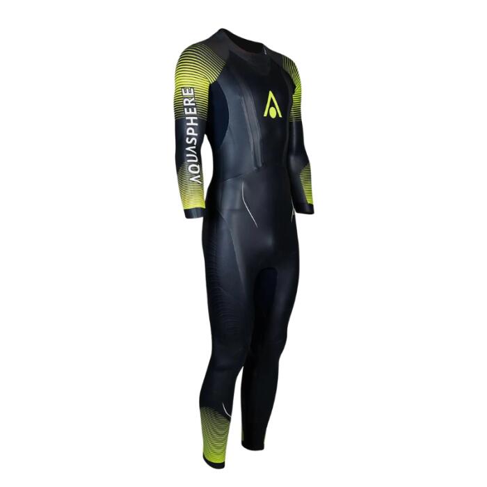 Muta da Triathlon Uomo Aquasphere Racer 2.0 Nero/Giallo 2/2