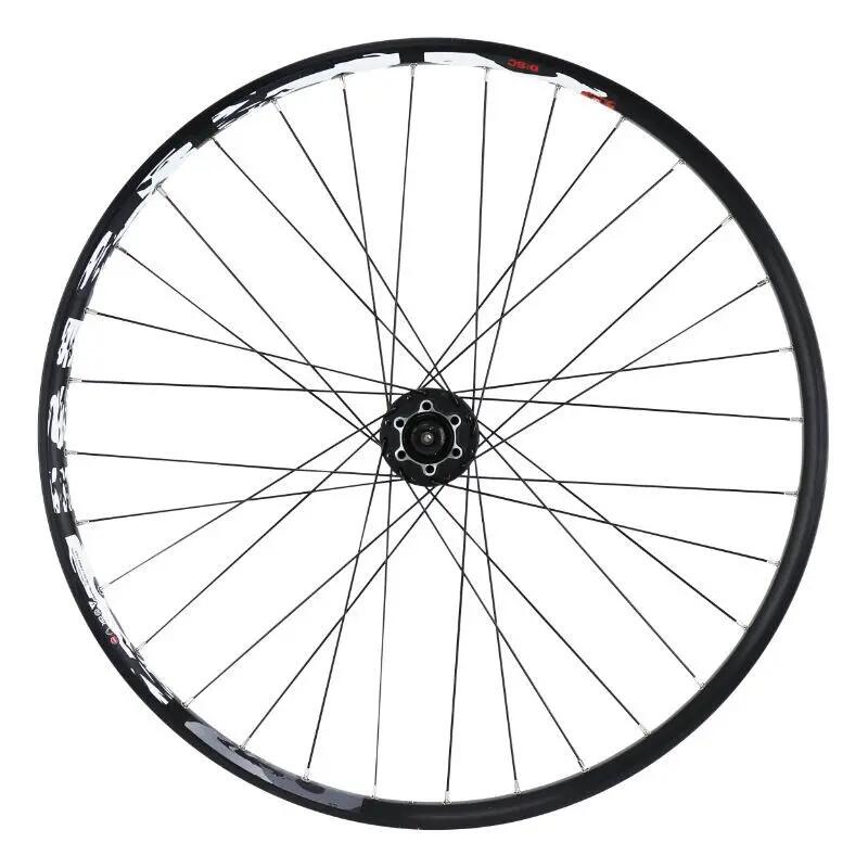 Dubbelwandig voorwiel met naafoog shimano 6 gaten 32 spaken velg Velox Karma Dis 2/3