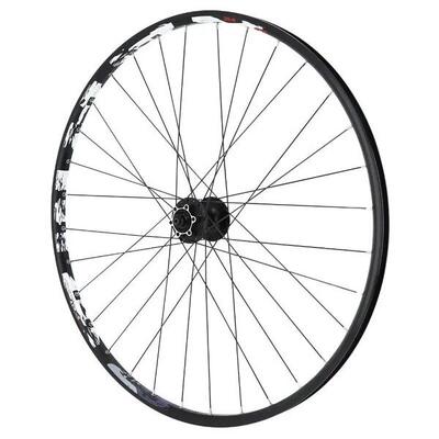 Dubbelwandig voorwiel met naafoog shimano 6 gaten 32 spaken velg velox karma dis