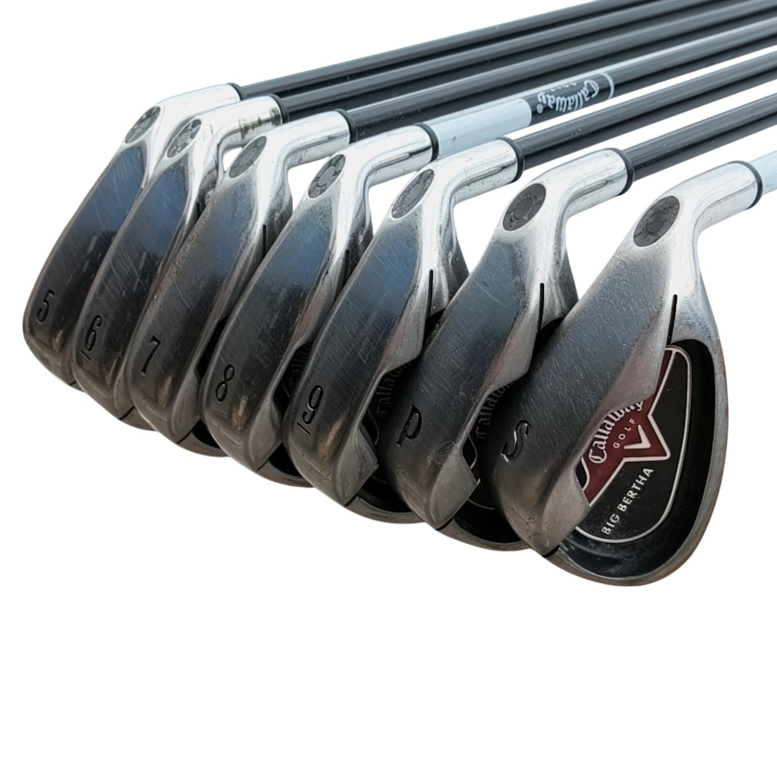 Callaway Big Bertha IJzerset / 5-PW+SW / Flex A-flex / Grafiet 3/7