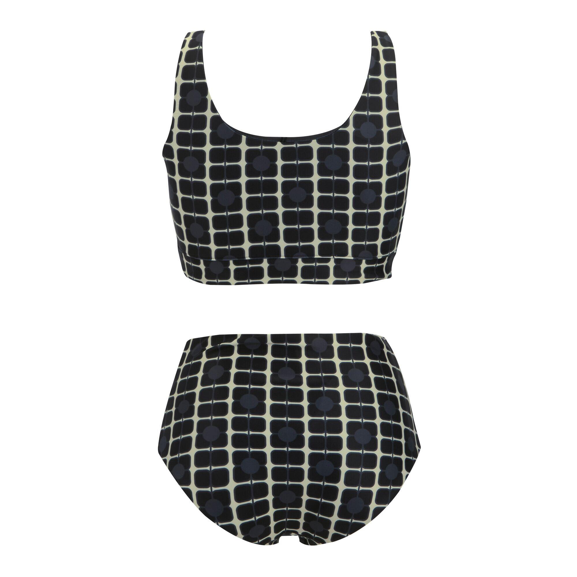 Orla Kiely Bikini Papavero Reversibile Set Donna Regatta Monocromo 2/5