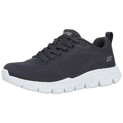 Skechers BOBS Flex Donna Sneakers Nero BBK Scarpe Casual Comode Memory EU 36