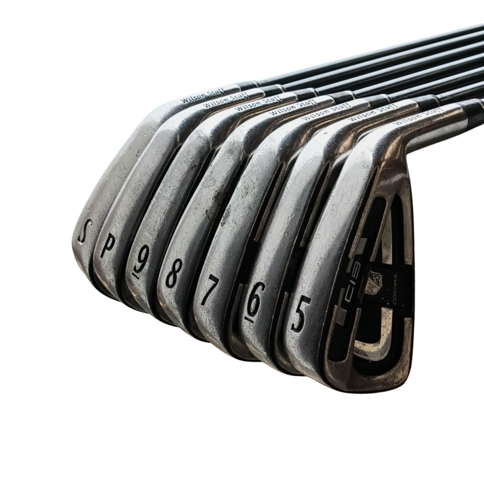 Wilson Staf CI9 IJzerset / 5-PW+SW / Flex Regular / Grafiet 3/7