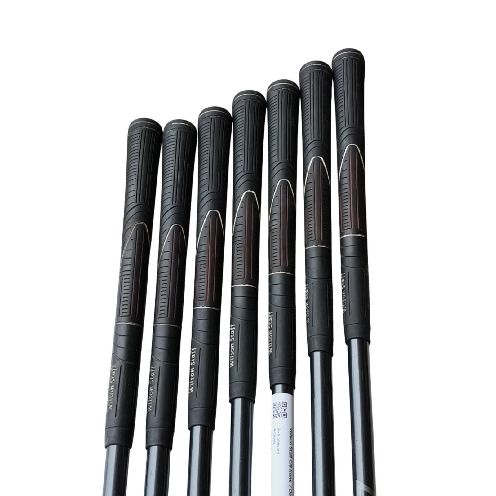 Wilson Staf CI9 IJzerset / 5-PW+SW / Flex Regular / Grafiet 5/7