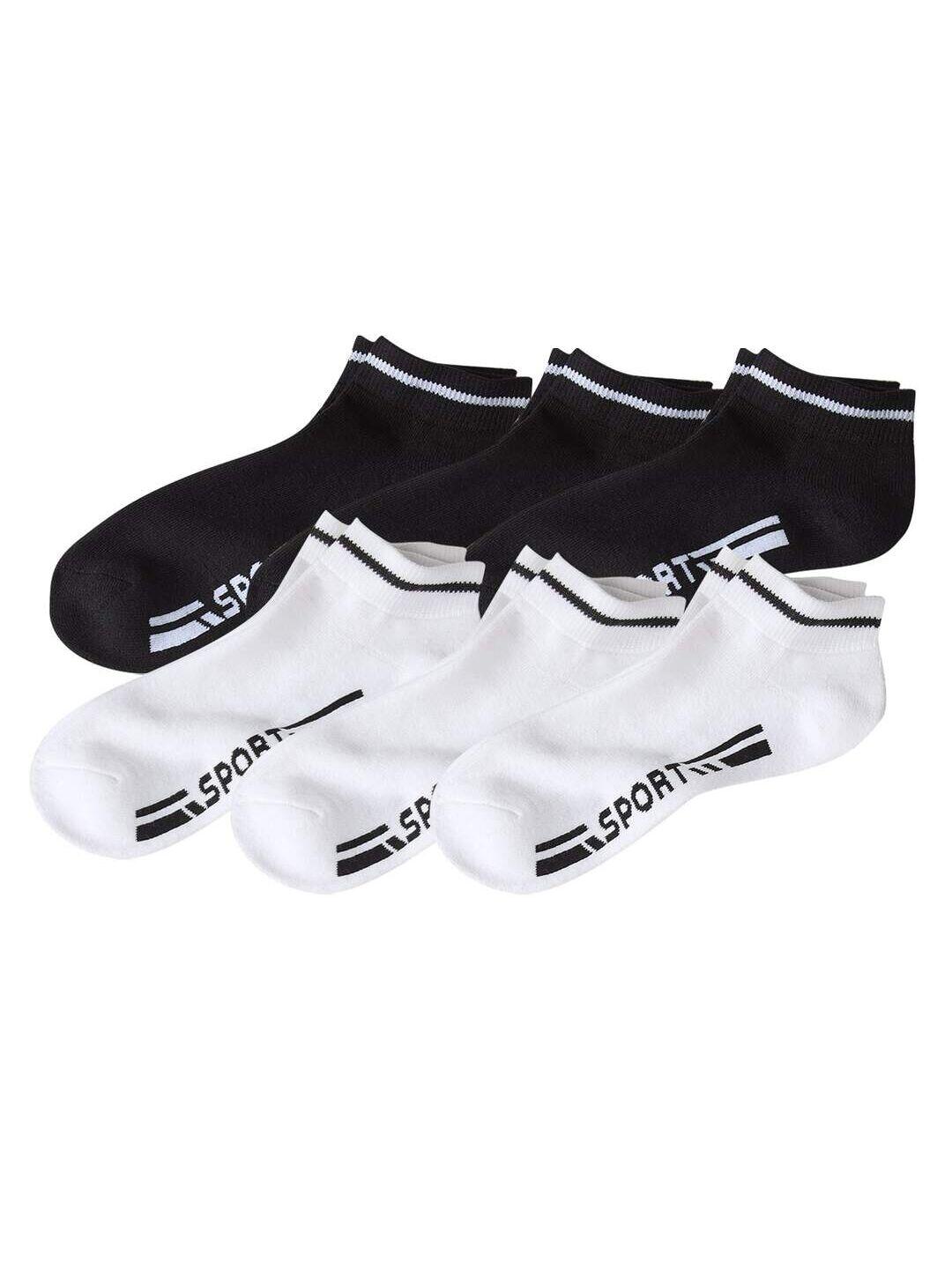 Lot de 6 Paires de Socquettes Sport 1/5