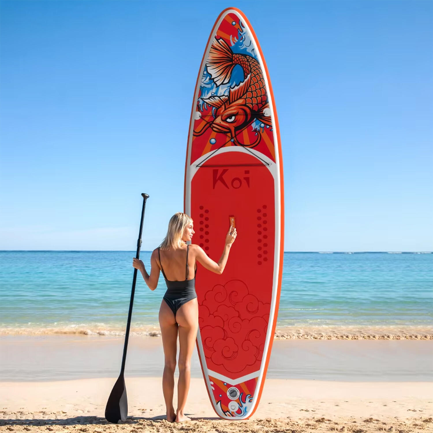 SUP Board Wide Stable Max 180kg 335x82x15cm SUPFR01D 6/6