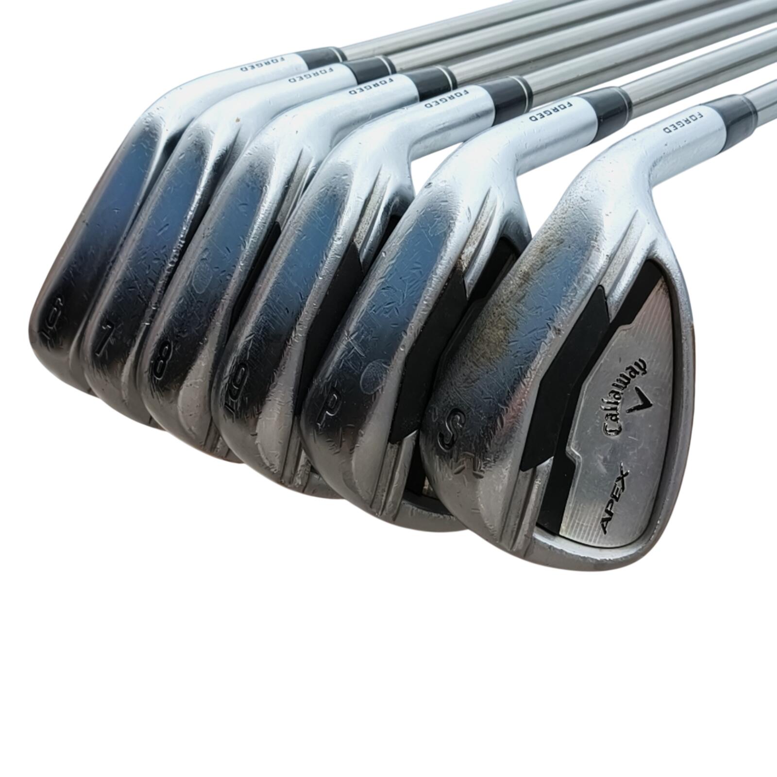 Callaway Apex Forged IJzerset / 6-PW+SW / Flex Regular / Grafiet 3/7
