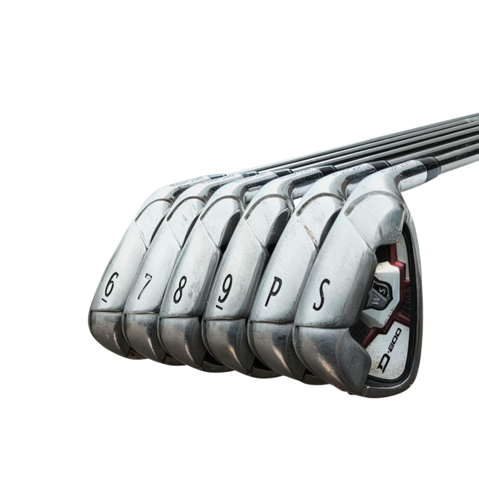 Wilson D200 IJzerset / 6-PW+SW / Flex Regular / Grafiet 3/7