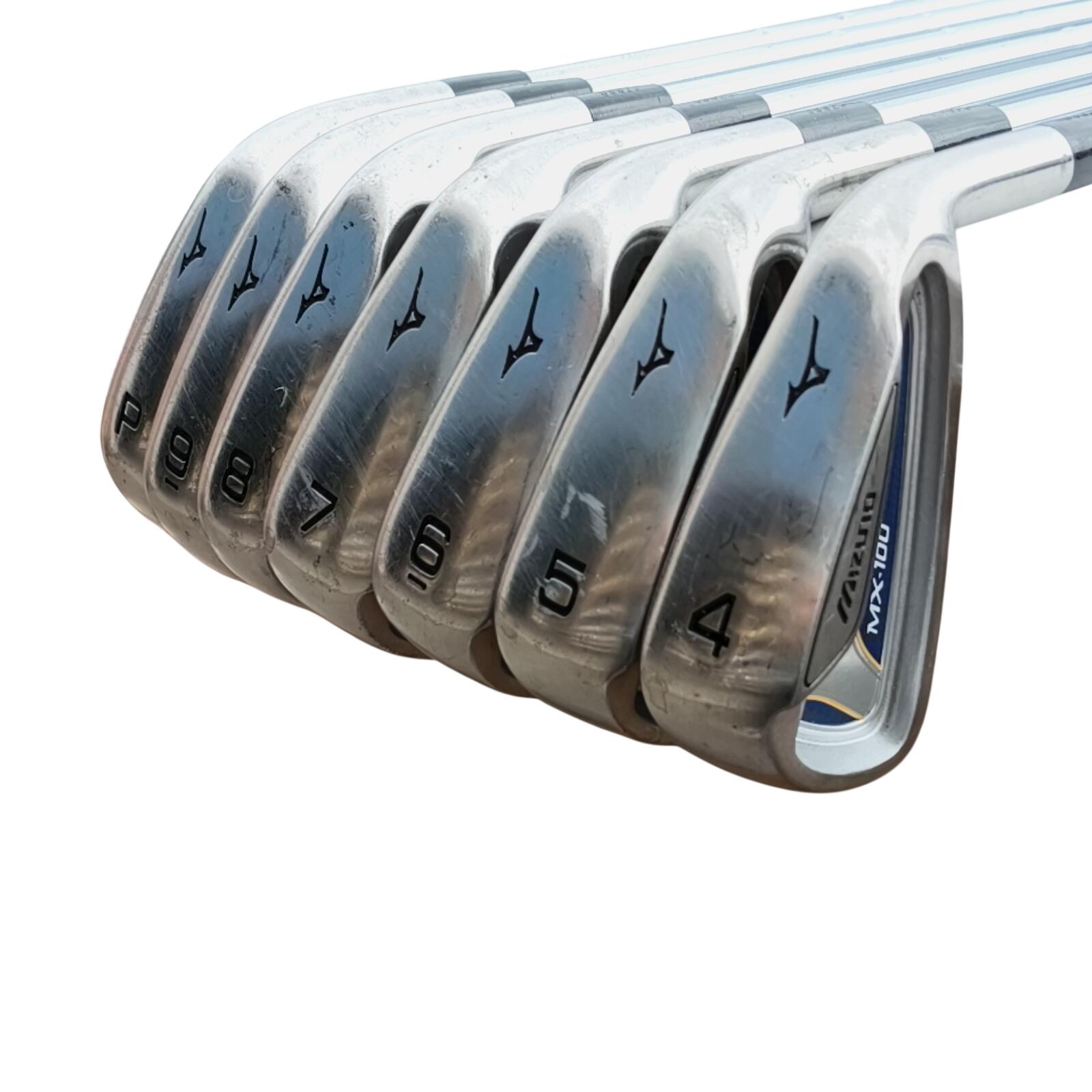 Mizuno MX-100 Série de fers / 4-PW / Flex Regular / Acier 3/7