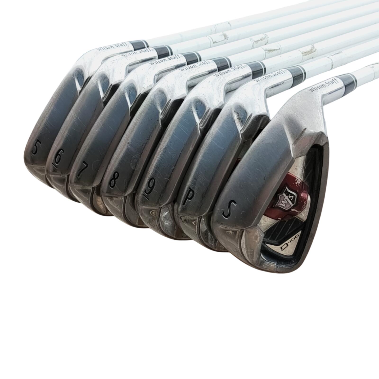 Wilson Staff D100 IJzerset / 5-PW+SW / Flex A-flex / Grafiet 3/7