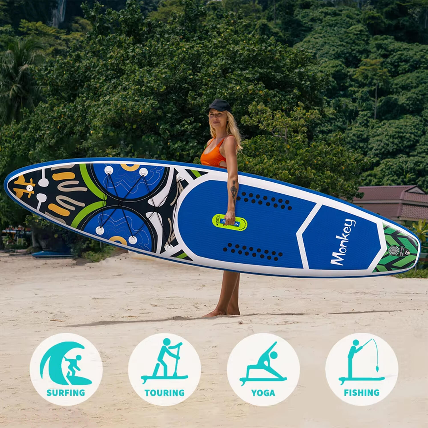 SUP Board Wide Stable Max 180kg 350x83x15cm SUPFR02E 5/7