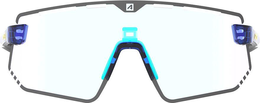 Lunettes AZR Kromic Flash RX Crystal bleu/Noir/Ecran Kromic irisé bleu multicouc 3/5