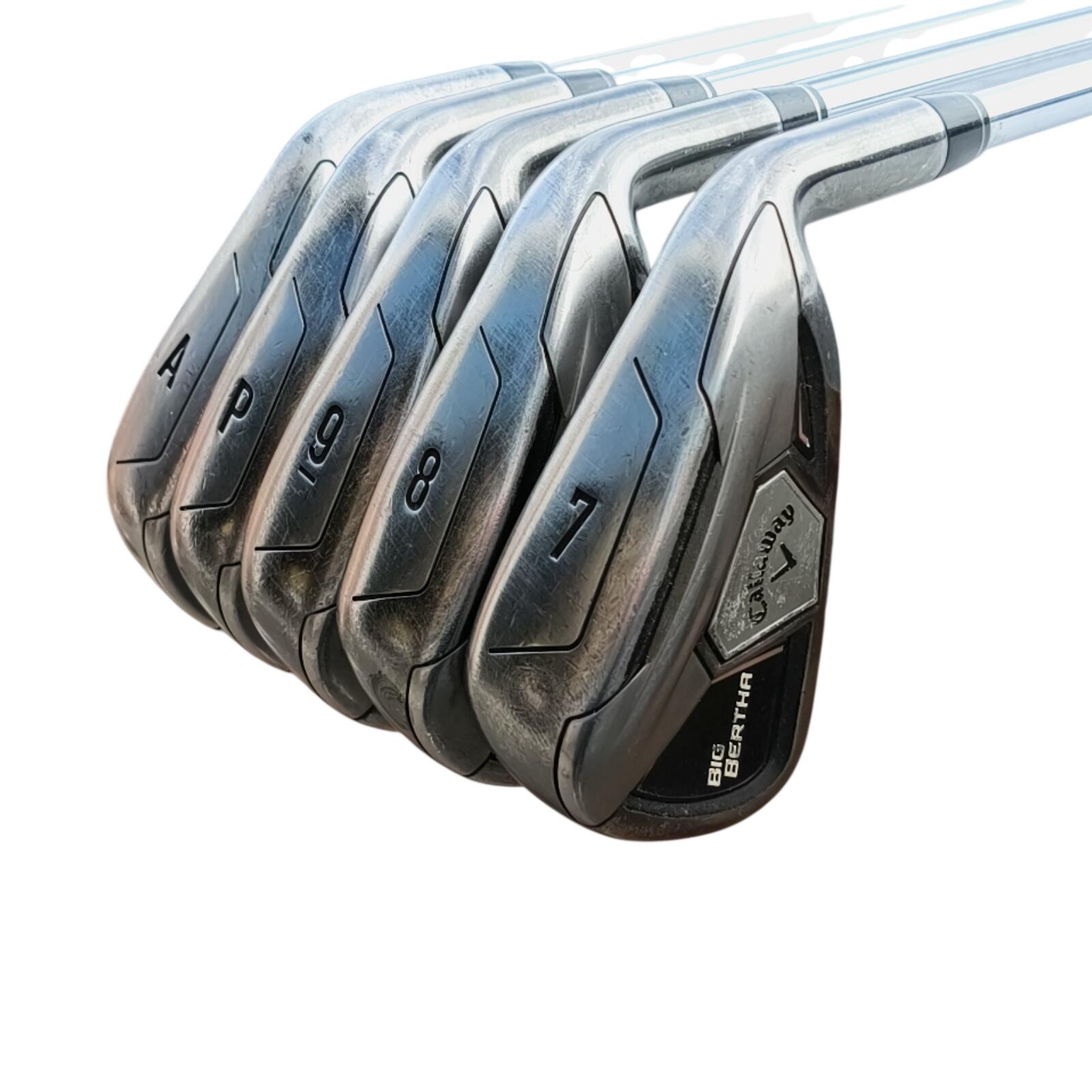 Callaway Big Bertha IJzerset / 7-PW+AW / Flex Regular / Staal 3/7