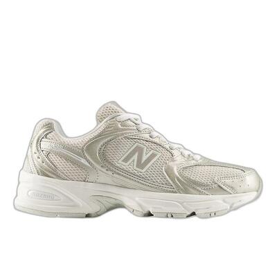 New balance 530 gold metalic linen