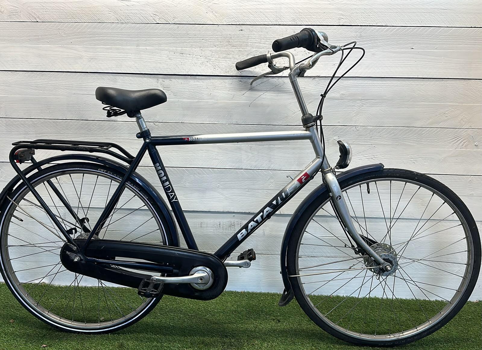 Batavus stadsfiets 28", zwart - tweedehands, nagekeken en serviced. 3/3