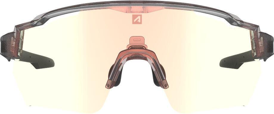 AZR Kromic Race RX Crystal Brille Schwarz lackiert/Schwarz/Kromic-Scheibe irisie 3/5