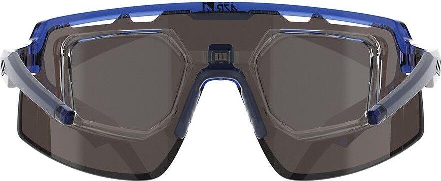 Lunettes AZR Speed RX Crystal bleu verni/Ecran hydrophobe rouge 4/5