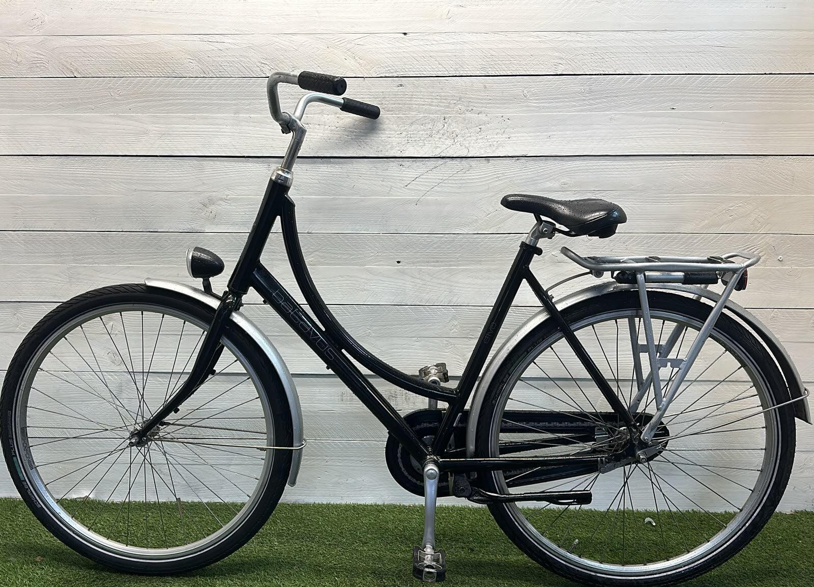Batavus stadsfiets 28", zwart - tweedehands, nagekeken en serviced. 3/3