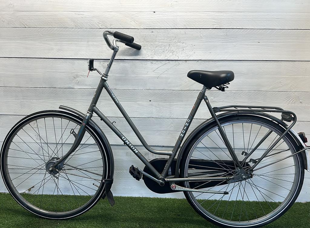 Union stadsfiets 57 cm - metal/grijs, dames, 28" 3/3