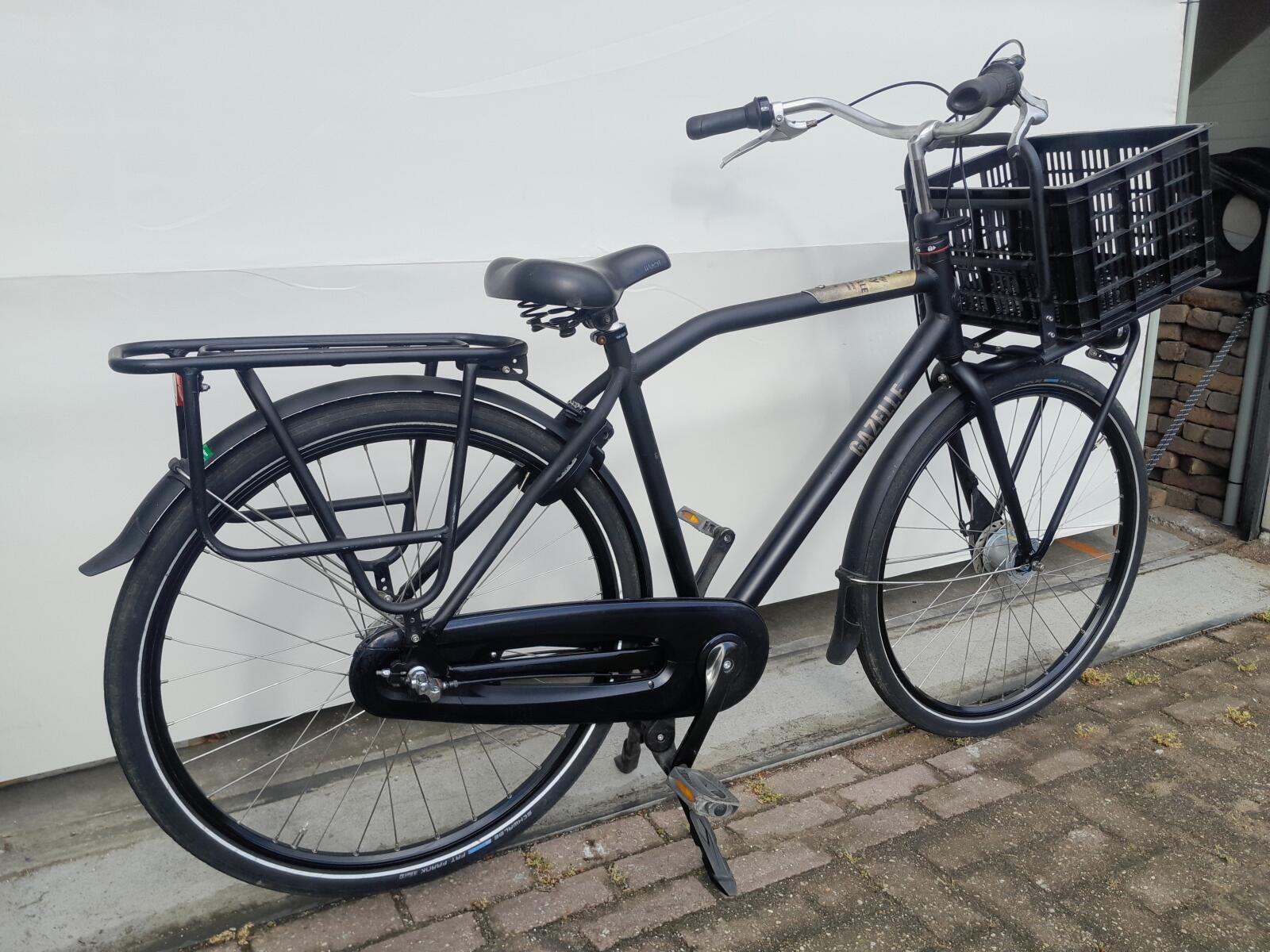 Gazelle Heavy Duty 28" - 54 cm, zwart, 3 versnellingen 2/5