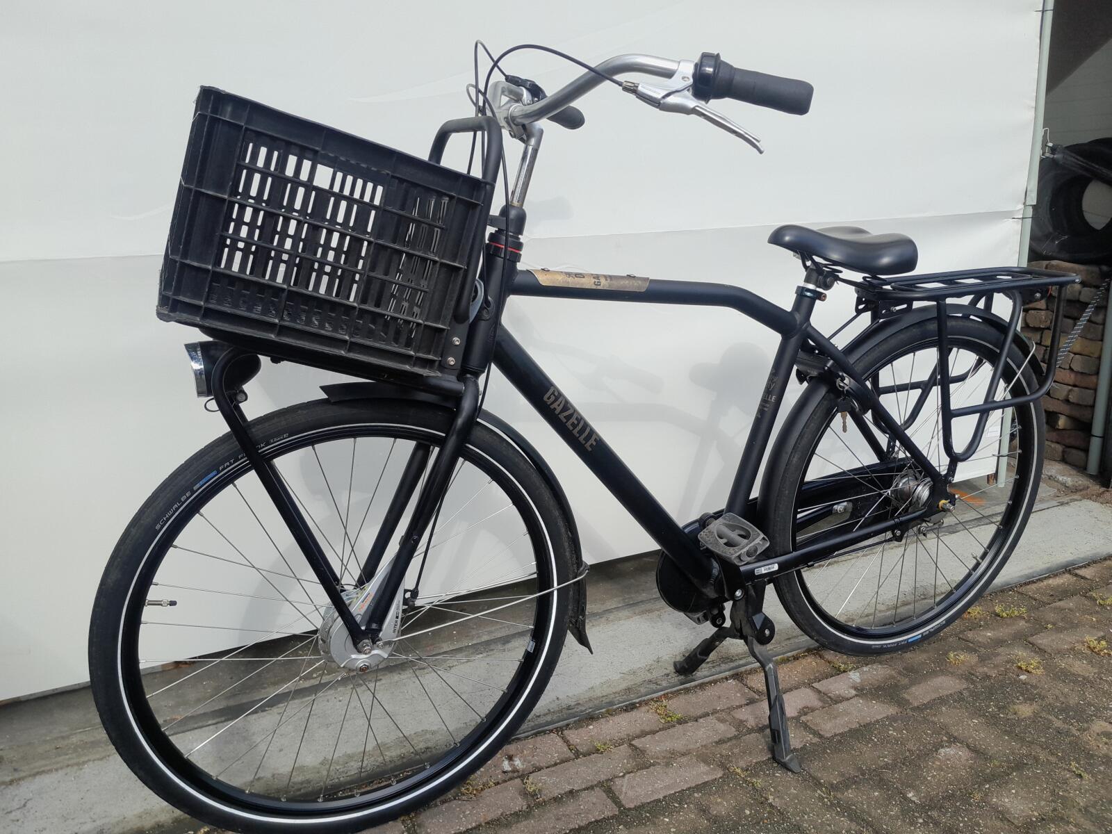 Gazelle Heavy Duty 28" - 54 cm, zwart, 3 versnellingen 4/5