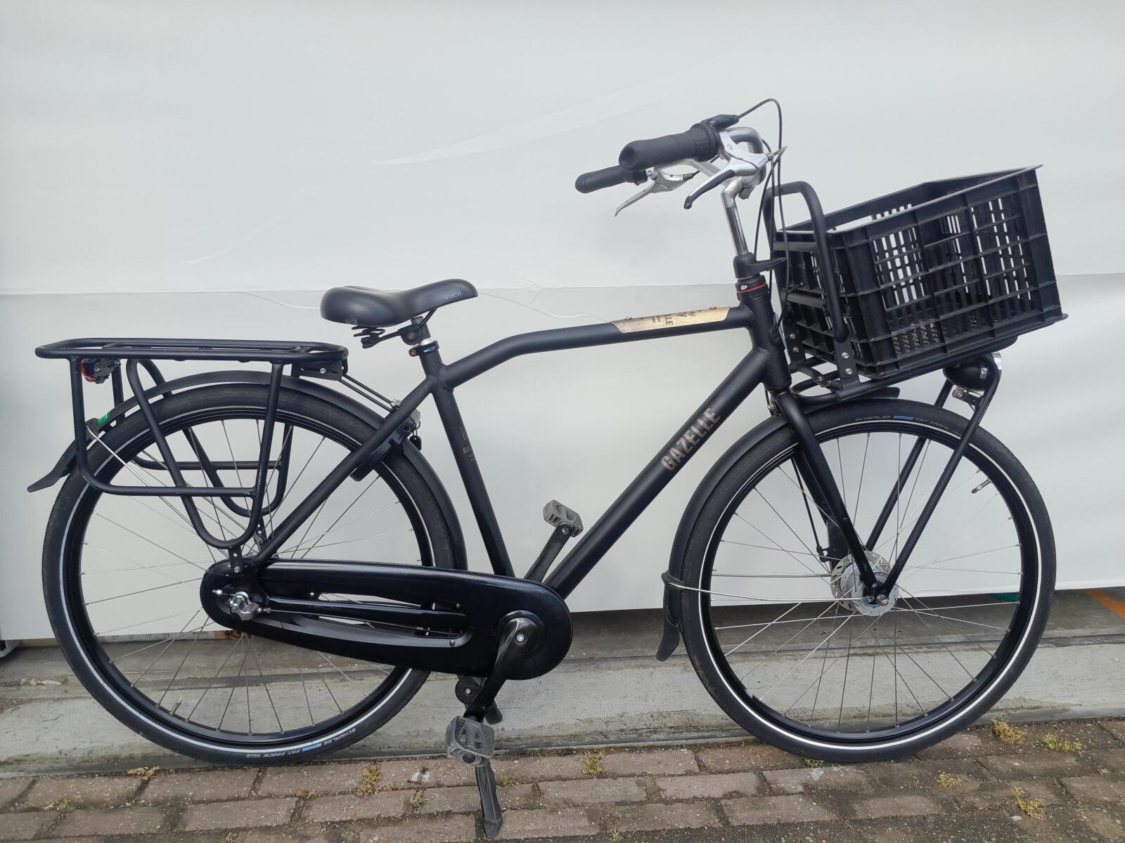 Gazelle Heavy Duty 28" - 54 cm, zwart, 3 versnellingen 1/5