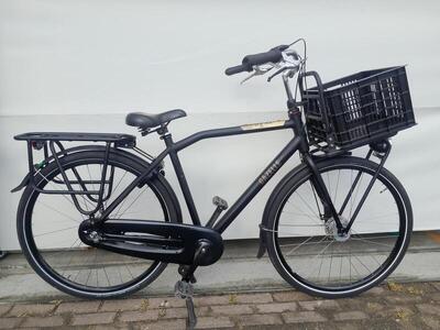 Gazelle heavy duty 28" - 54 cm, zwart, 3 versnellingen