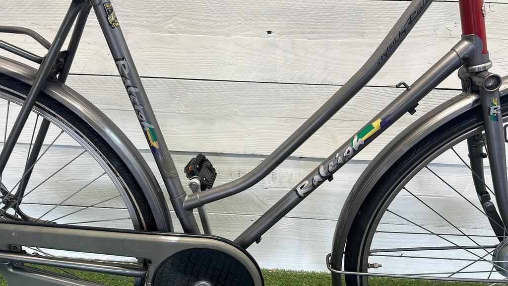 Raleigh stadsfiets 57 cm, metaalgrijs 2/3