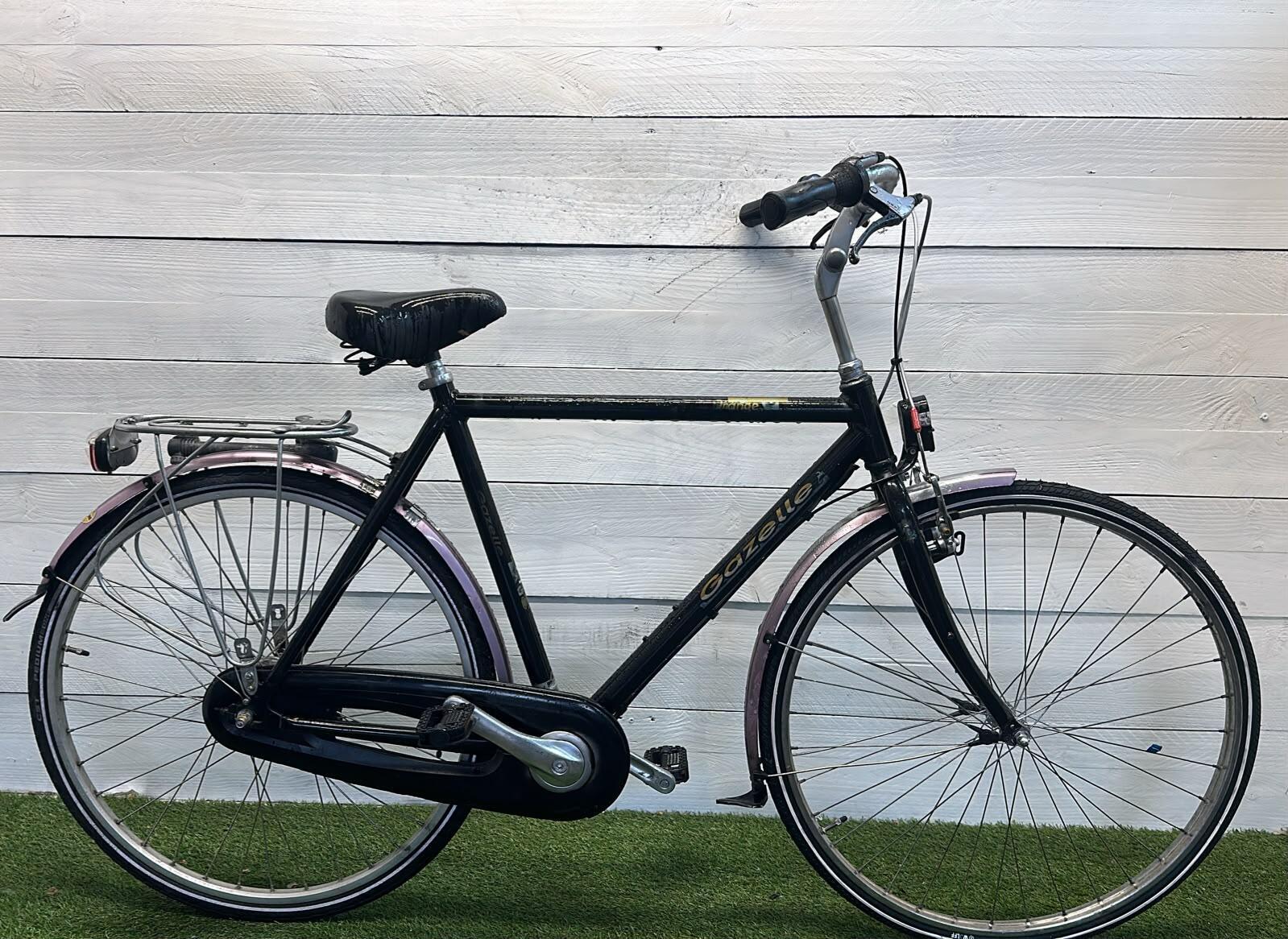 Gazelle stadsfiets, 28" oranje, 7 versnellingen - tweedehands 2/3