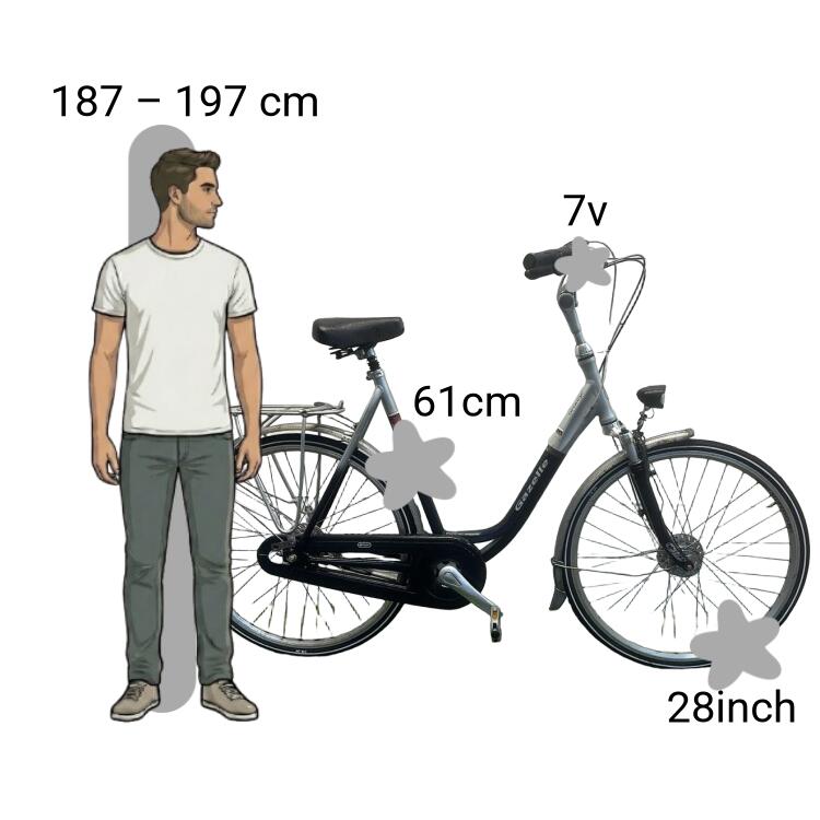 Vélo d’occasion Gazelle Orange 2/4