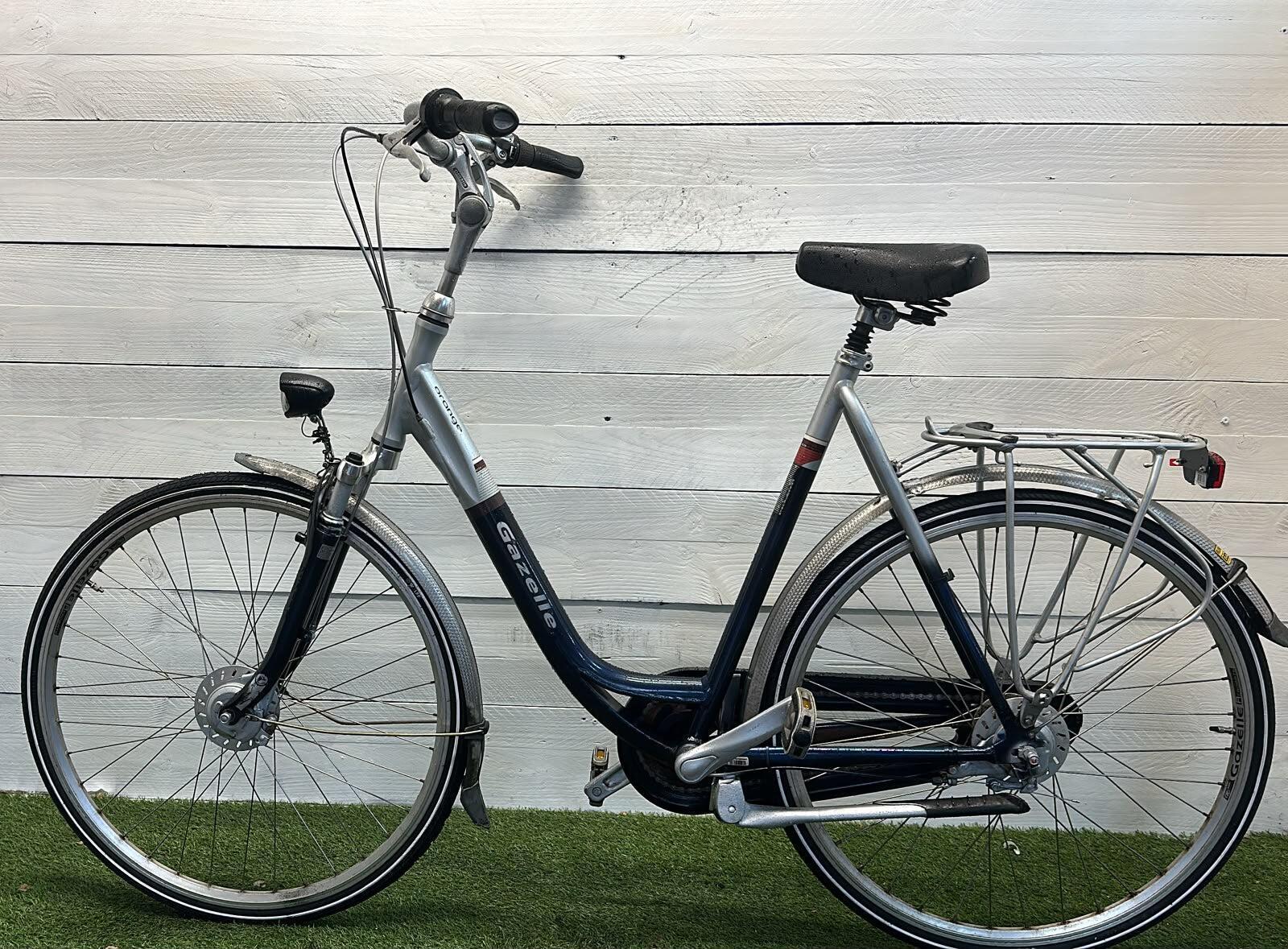 Gazelle stadsfiets, 28" oranje, 7 versnellingen - tweedehands 2/3
