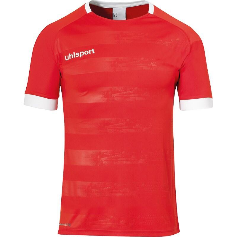 Uhlsport - Maillot Uhlsport Division 2.0 - Maillot Manches Courtes - Blanc|rouge - 6 À 8 Ans - Decathlon
