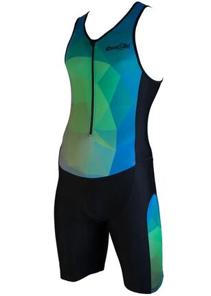 Dare2Tri Tri-combinaison Funky pour homme - Noir / Vert