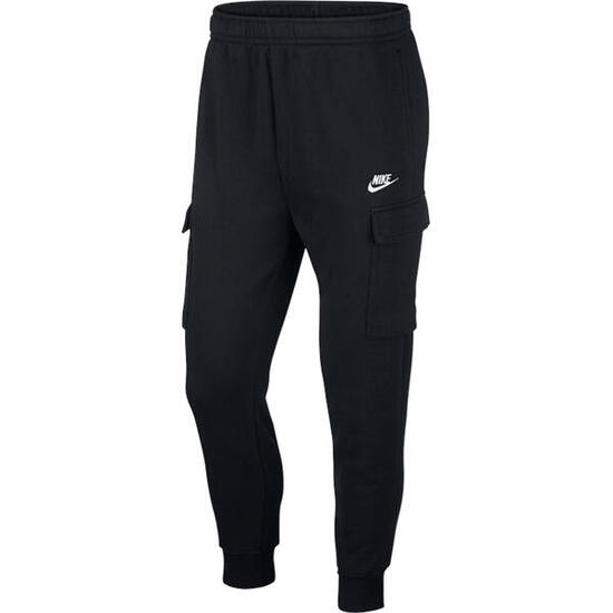 Pantalones Nike Sportswear Club Fleece Cargo, Negro, Hombre