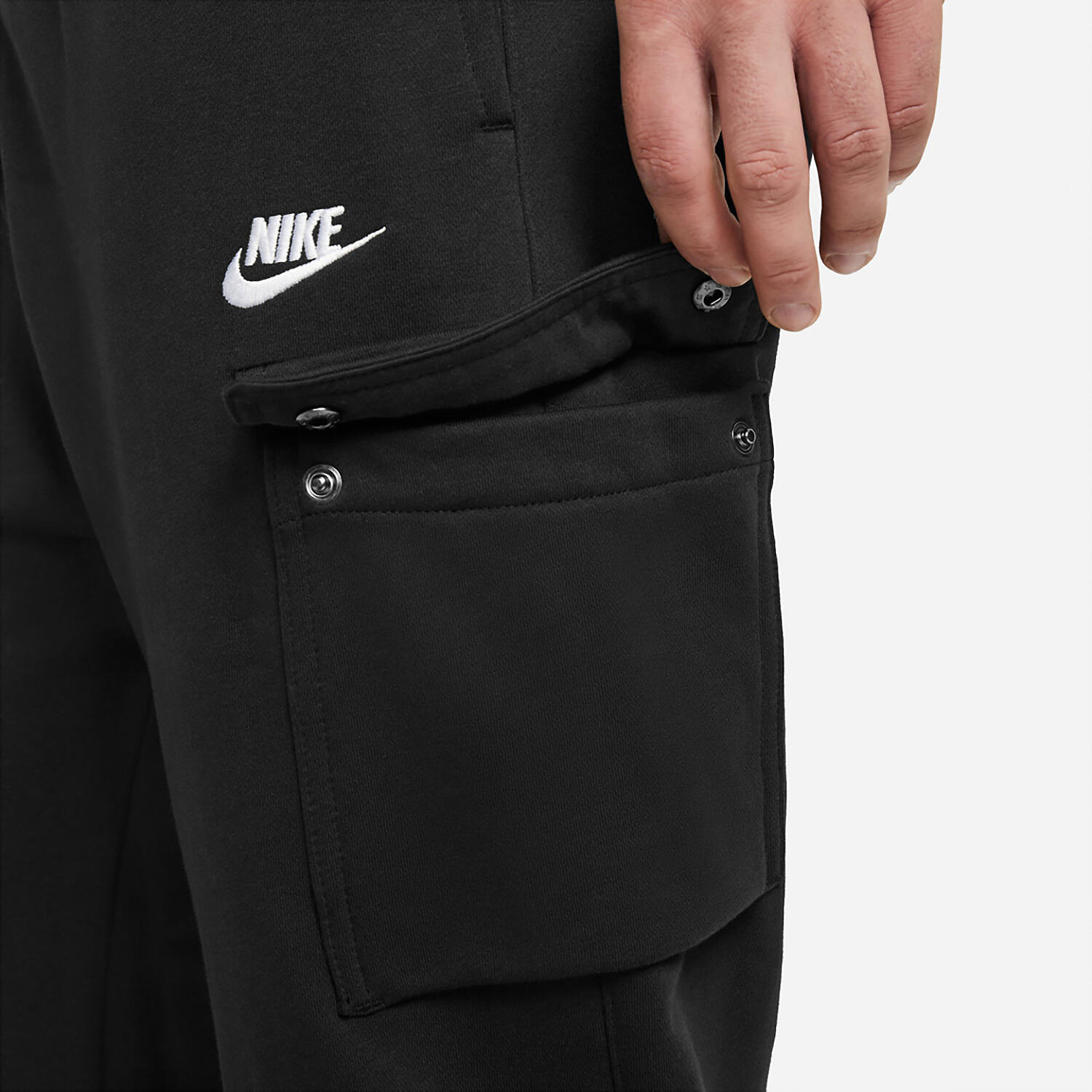 Pantalones Nike Sportswear Club Fleece Cargo, Negro, Hombre 4/5